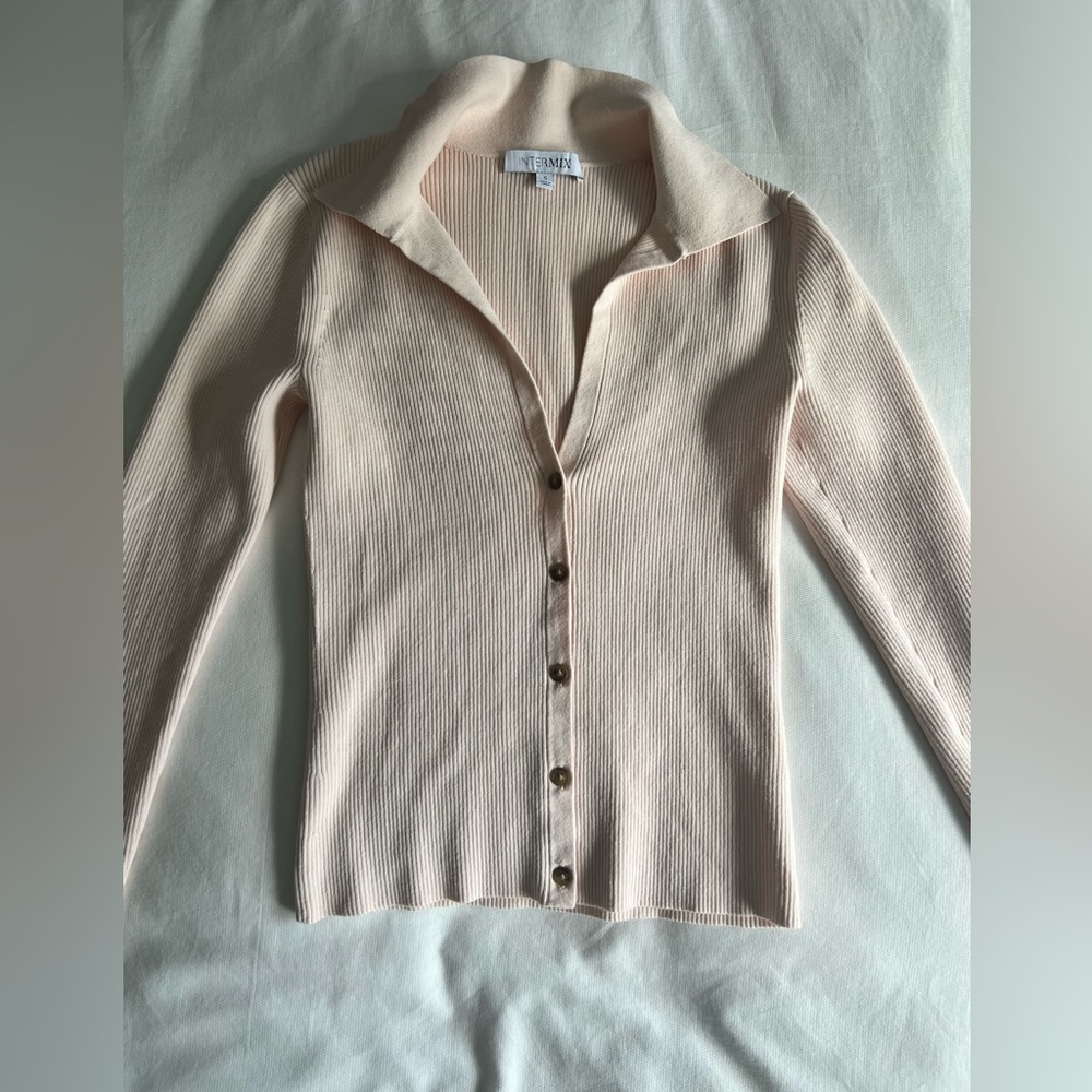 Intermix Light Pink Cardigan Top